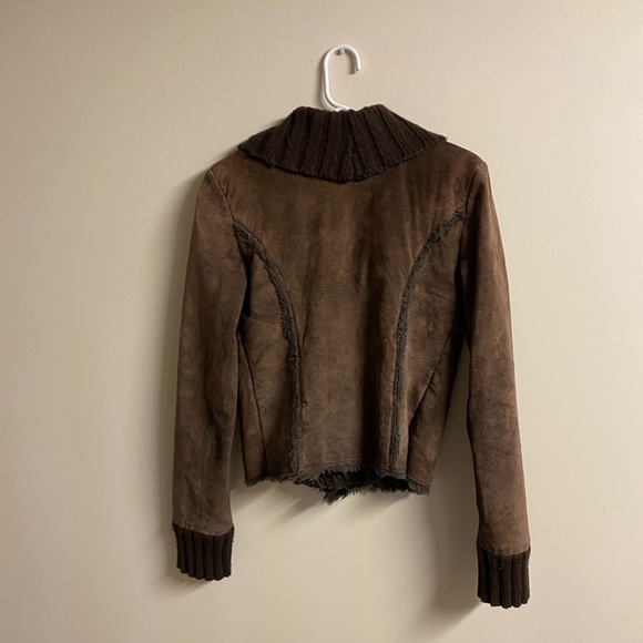 Doma Brown Leather Jacket - Picture 6 of 7